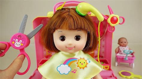 Baby Doll Hair Shop Play Set Toys Youtube