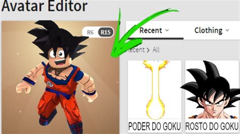 Como Virar O Goku No Roblox FÁcil Youtube