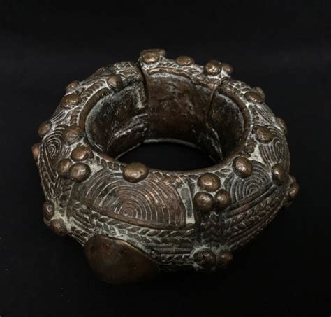 Proantic Bracelet D Esclave En Bronze Avant XIX Eme