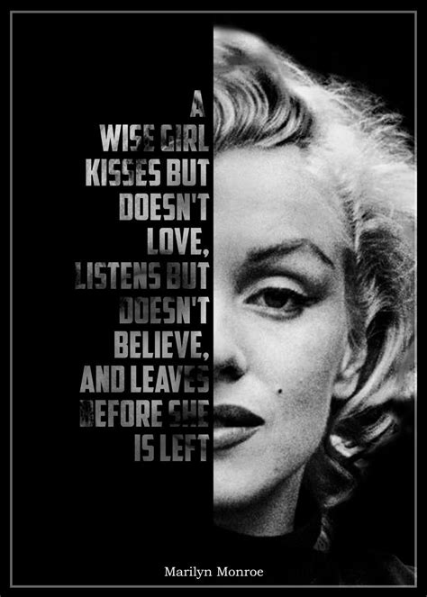 Marilyn Monroe Quote 2 Poster By Paul Solis Displate Monroe Hot Sex