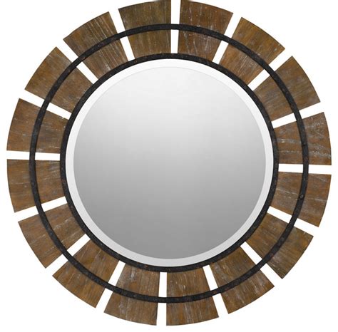 Search all products, brands and retailers of round bathroom mirrors: Cask 36" Round Mirror Rustic/Painted Black Steel ...