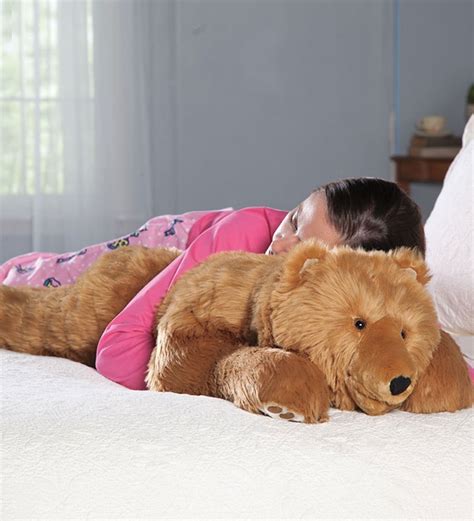 Bear Hug Body Pillow With Images Body Pillow Bear Pillow Bear Hug