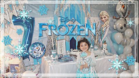Princess Angelinas Frozen Birthday Party Decorated By