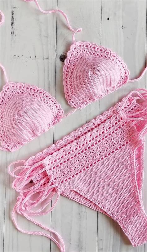 43 Modern Crochet Bikini And Swimwear Pattern Ideas For Summer 2019