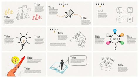 Creative Hand Drawn Powerpoint Template Minimalist Download Now Etsy