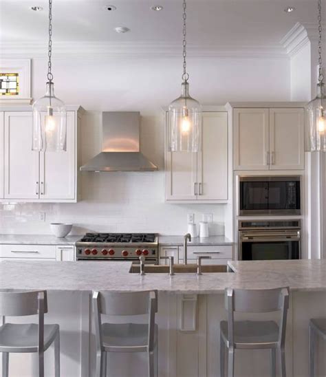 They differ in shapes (e.g. 15 Inspirations of Mini Pendants for Kitchen Island