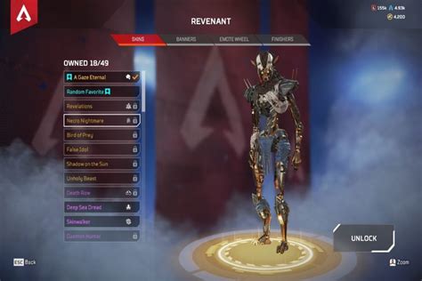Best Revenant Skins In Apex Legends All Legendary Revenant Skins