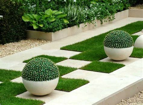 gambar inspirasi taman minimalis samping rumah desain taman rumah