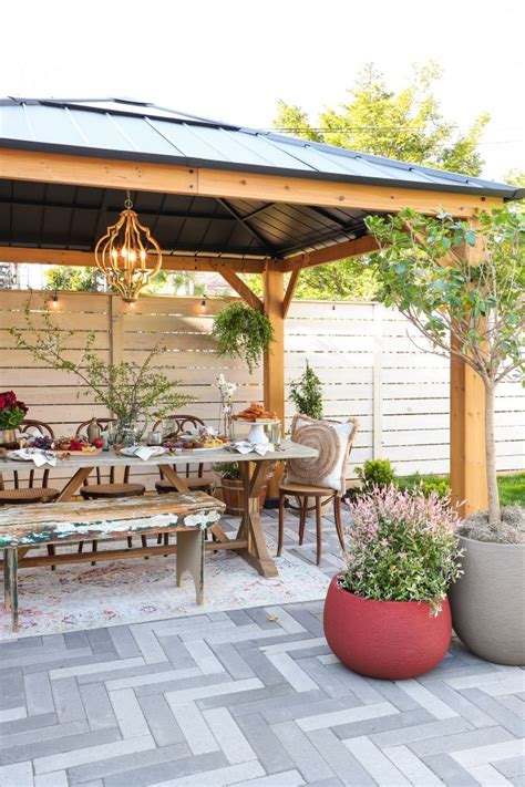 Barnhouse Backyard Dining Area Reveal I Spy Diy Backyard Dining