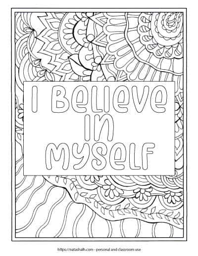 21 Free Inspirational Coloring Pages For When Youre Having A Tough