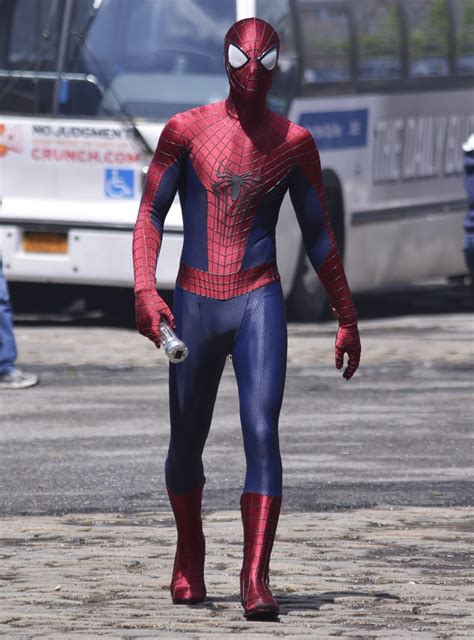 Image Andrew Garfield On Set The Amazing Spider Man 2 02