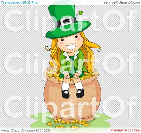 Girl Leprechaun Clip Art Stock Illustration Description Leprechaun