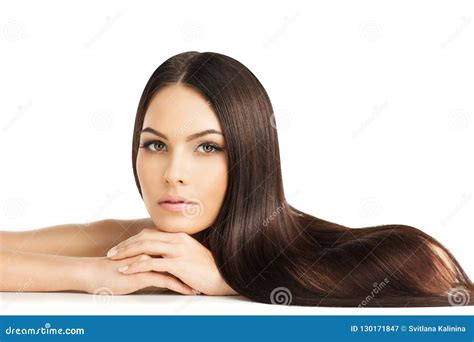 Women S Natural Youth And Beauty Stock Image Image Of Brunette