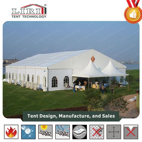Clear Span Aluminum Pvc Marquee Tent With Glass Side Wall China Tents