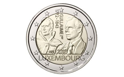 Luxemburg 2 Euro 2018 William I Coincard Eurocoinhouse