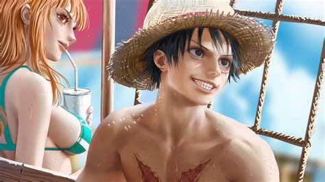 Download animated wallpaper, share & use by youself. Luffy and Nami One Piece 4K #27108