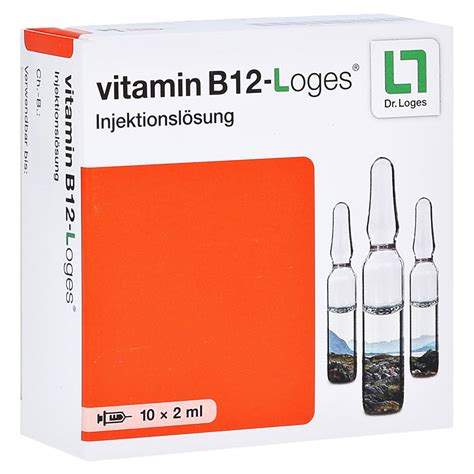 Vitamin B12 Loges Injektionslösung 2ml 10x2 Milliliter N2 Medpex