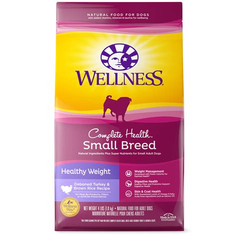 Wellness Complete Health Natural Small Breed Healthy Weight Recipe Dry
