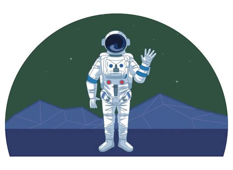 Premium Vector Astronaut In Space Exploration Cartoons