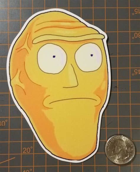 Rick And Morty Sticker Big Head Cromulon Giant Head Ebay