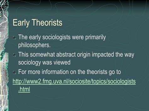 Ppt Early Theorists Powerpoint Presentation Free Download Id1203036