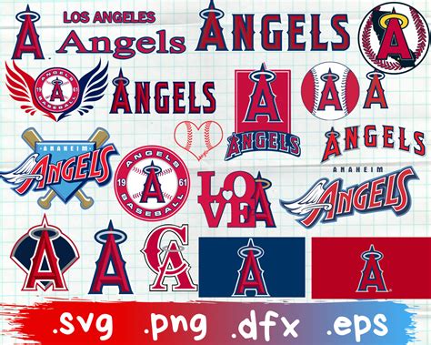 Angels Baseball Logo Silhouette Rewel Png