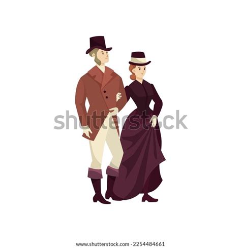1230 Victorian Couple Drawing Images Stock Photos And Vectors