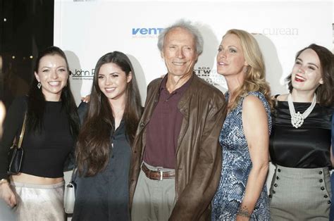 Clint Eastwood S With His Four Babe S Francesca Morgan Alison And Kimber Lynn Not Sure