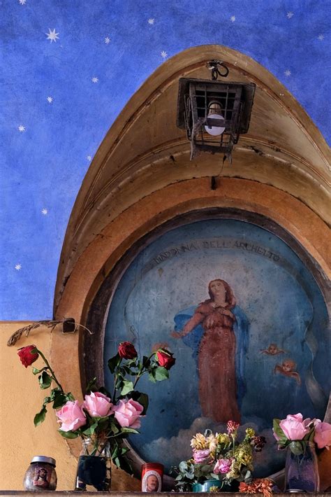 Eliza Mondegreen On Twitter Street Altar In Rome Https T Co