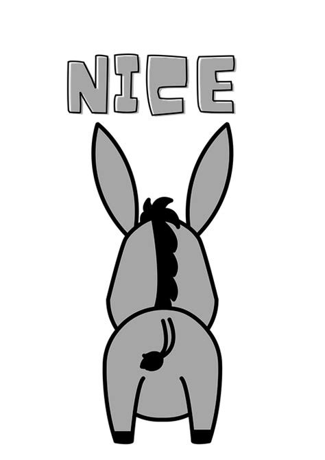 Download Donkey Ass Funny Royalty Free Stock Illustration Image Pixabay