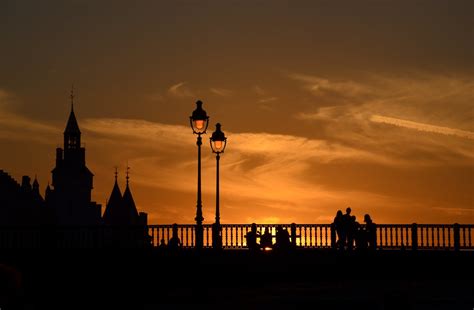 Parisian Sunset Natalia Nowak Flickr