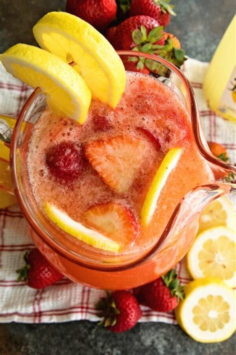 Sparkling Strawberry Lemonade Julies Eats And Treats