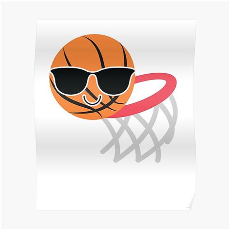 Basketball Emoji Posters Redbubble
