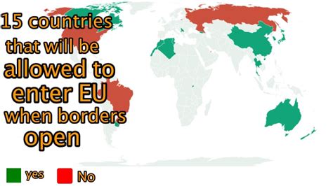 15 Countries That Will Be Allowed To Enter Eu When Borders Open 2020