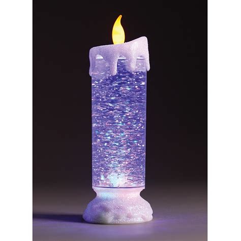 Swirling Glitter Candle Light Innovations