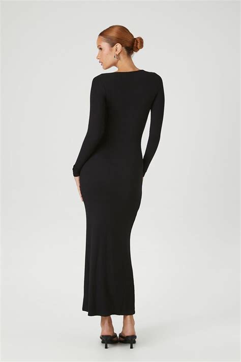 Ribbed Bodycon Maxi Dress