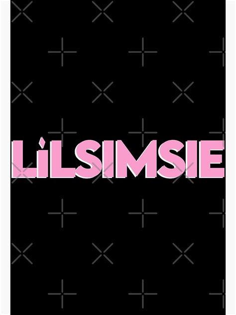 Póster Lilsimsie Merch Logotipo De Lilsimsie De Sulariam Redbubble
