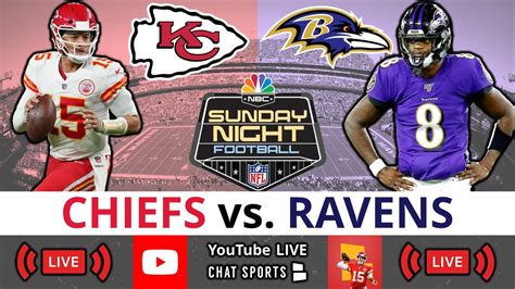 Chiefs Vs Ravens Live Streaming Scoreboard Play By Play Highlights Stats Updates NFL Week