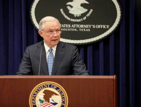 Attorney General Jeff Sessions In Houston Touts Crackdown On
