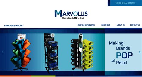 Access Marvolus Manufacturing Display Racks Sign