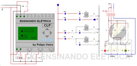 Como Fazer Um Diagrama Ladder No Clp Para Um Semáforo Ensinando