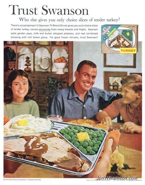 Swanson Turkey Tv Dinner Retro Recipes Swanson Tv Dinner Vintage