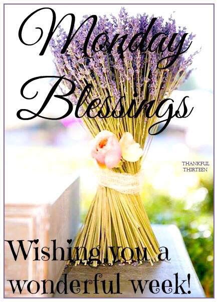 Monday Blessings Wishing You A Wonderful Week Pictures Photos And