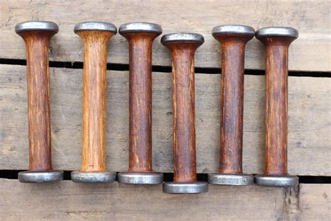 Vintage Weaving Mill Bobbins From Wilson Bros Liverpool Made Etsy Uk