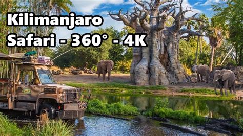 360° 4k Kilimanjaro Safari Full Ride Disneys Animal Kingdom