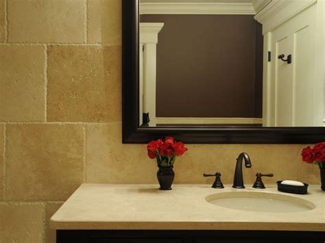 Travertine tile is a great choice for bathrooms not only because of its beauty, but also for its simple maintenance. Alternative Stone Countertops | HGTV