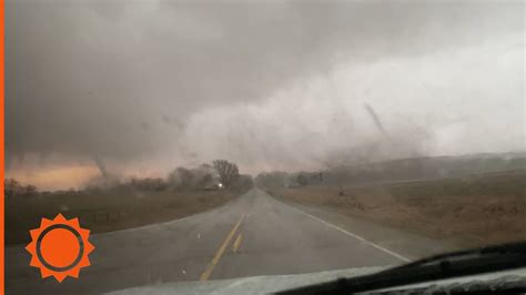 Dual Tornadoes Caught On Camera In Eastern Iowa Accuweather Youtube