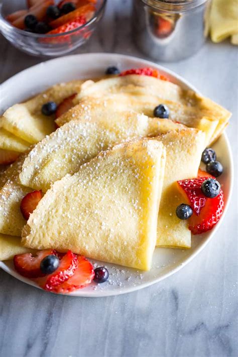 How To Make Crepes Recipe Easy Crepe Recipe Sweet Crepes