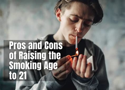 college essay tips on pros and cons of raising the smoking age to 21