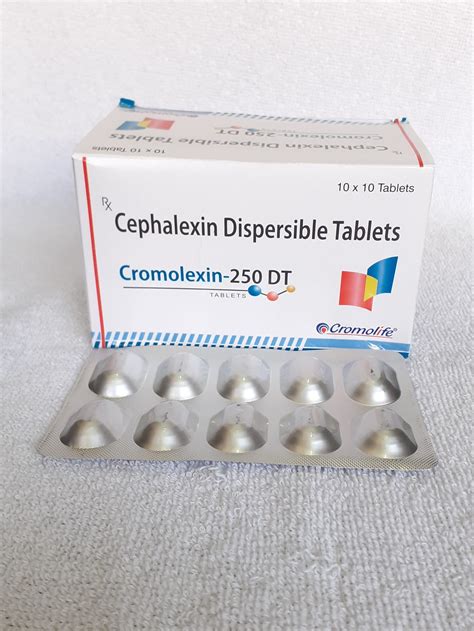 Cromolexin 250 Dt Tab Cephalexin Dispersible Tablets Orion Life Science